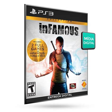 Infamous Collection 1 E 2 Ps3 Psn Mídia Digital Top Games Entrega