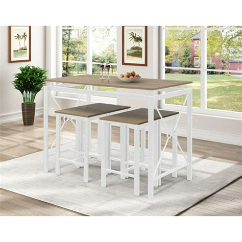 Counter Height Table Set Of 5 Breakfast Bar Table And Stool Set