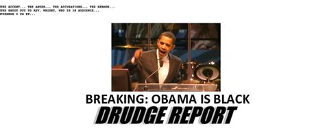 Devastating Breaking News On Drudge About Obama Democratic Underground