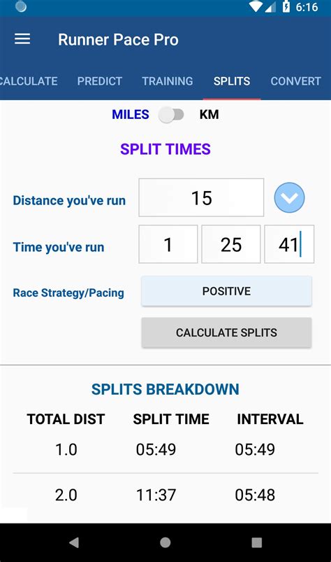 Running Is Made Easy With The Running Pace Calculator Pro Is A