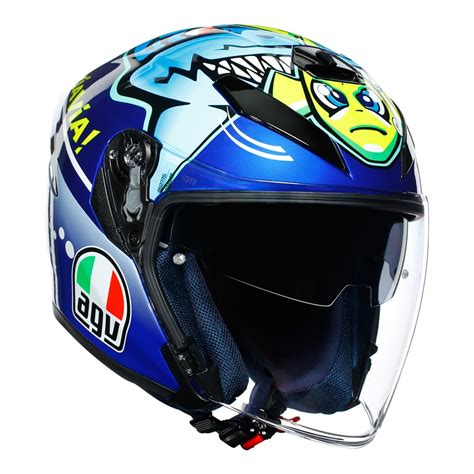 Agv K5 Jet Rossi Misano 2015 Replica Open Face Helmet Free Uk
