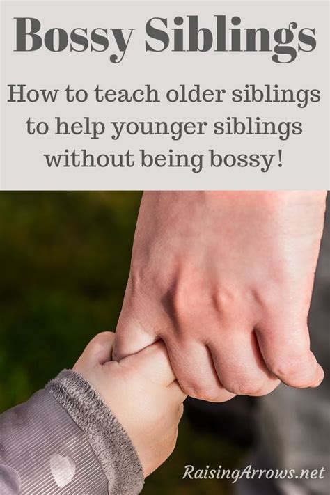 How To Teach Older Siblings To Help Younger Siblings Without Being