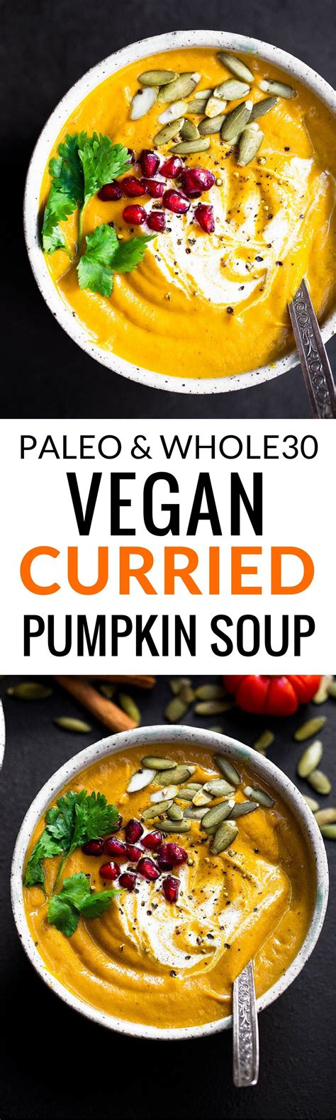 Easy Vegan Pumpkin Soup Recipe Pumpkin Soup Vegan