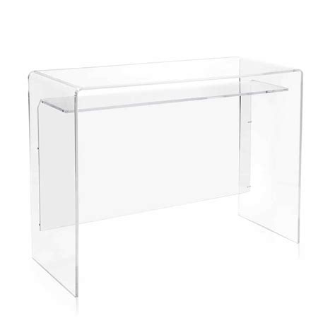 Design Desk In Transparent Plexiglass Produced In Italy Barga