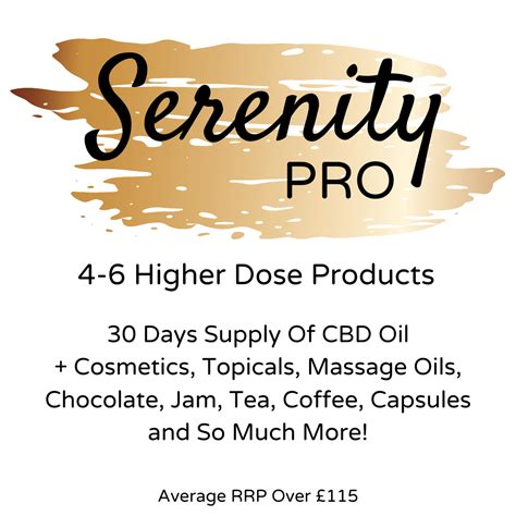 serenity pro monthly cbd oil and cbd products serenity box co