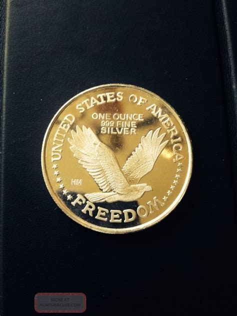 1 Oz Silver Bullion Eagle Liberty Round One Troy Ounce 999 Pure Fine Coin