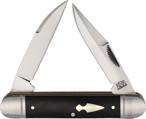 Rrr005 Rough Ryder Reserve Hedgehog D2 Black Micarta Nože Nůž