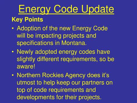 Ppt Energy Code Update Powerpoint Presentation Free Download Id