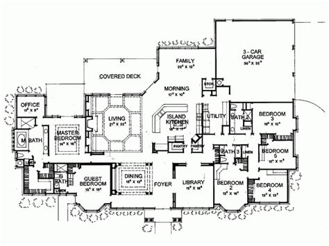 17 Best 6 Bedroom House Floor Plans House Plans 43867