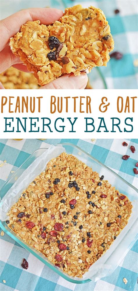 Nut free, dairy free, gluten free, egg free, soy free. This No Bake Peanut Butter and Oatmeal Energy Bars Recipe ...