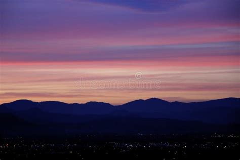 Beautiful Oregon Usa Sunset Stock Photo Image Of Rogue Valley