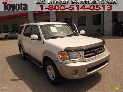 2003 Natural White Toyota Sequoia Sr5 63383775 Car