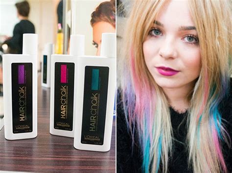 Color on your hair with one of the pastels. L'Oreal Hair Chalks: First Date Violet Coral Sunset Garden ...