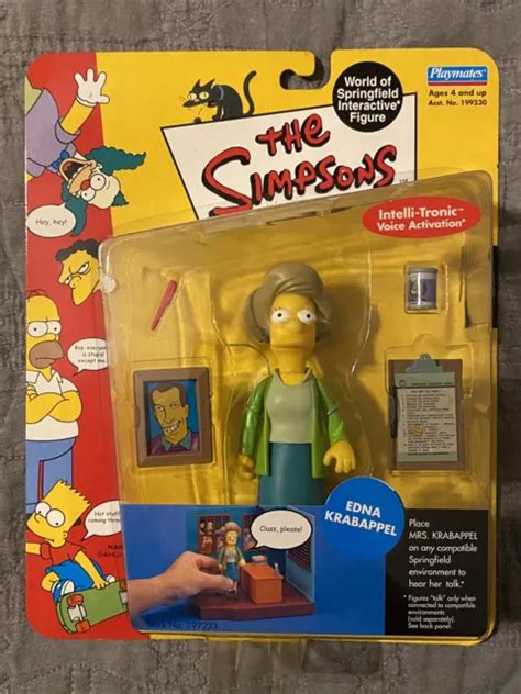 Figurine ArticulÉe Simpsons Edna Krabappel Wos Moc Rare Intelli Tronic Eur 2233 Picclick Fr