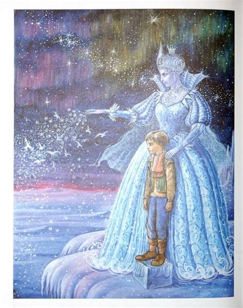 The Snow Queen Childrens Illustration Снежная королева
