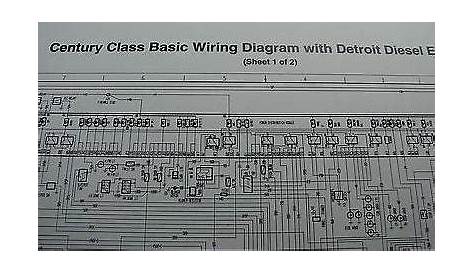 2000-Up Freightliner Century/Columbia Wiring Diagrams w/ Detroit Diesel