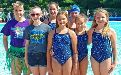 Youth Swimming Dells Dolphins Break 7 Team Records In Meet Against Baraboo