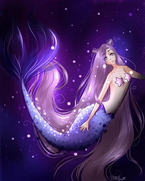 Galaxy Mermaid By Msrecklessdrawing On Deviantart