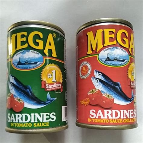 Mega Sardines In Tomato Sauce 155g And Mega Sardines In Tomato Sauce
