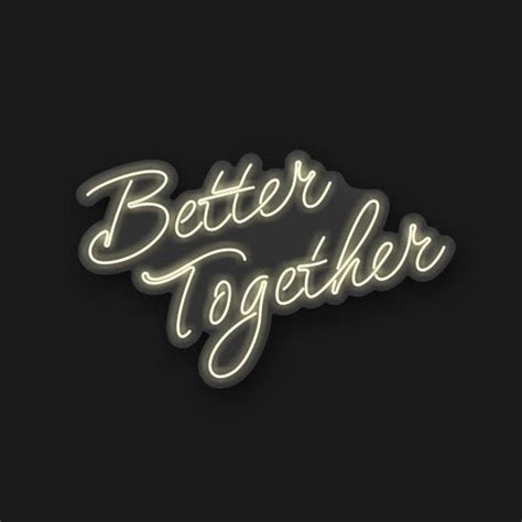 Better Together Led Neon Sign Wedding Led Flex Neon Sign Neon Etsy