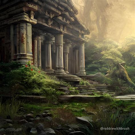 An Ancient Temple That Is Overgrown Jungle Temple Ancient Temples