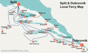 The waters are teeming with sea life and fishermen often flock to the area. Croatia Ferry Maps - Croatia Ferries