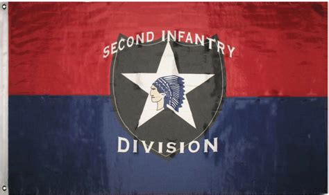3x5 Second Infantry Division Us Army 2nd Flag 3x5 Banner Grommets
