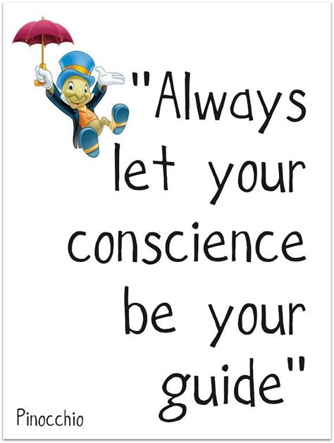 Always Let Your Conscience Be Your Guide Jiminy Cricket Tjn