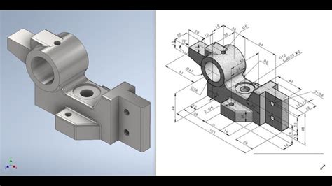 Inventor 2020 Tutorial Building 3d Modeling Design Basic Youtube