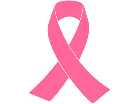 Pink Ribbon Logo PNG Transparent SVG Vector Freebie Supply