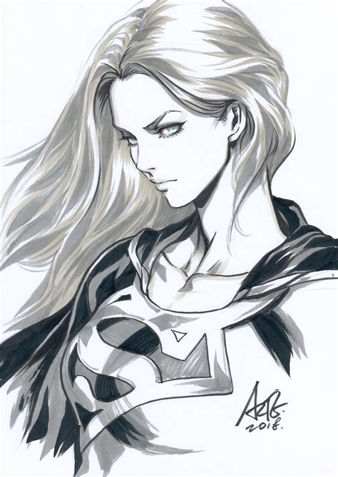 Dark Supergirl By Artgerm In Phillip Quattrones 07 Supergirl Comic