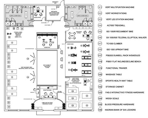New Concept Visio Gym Floor Plan House Plan Model