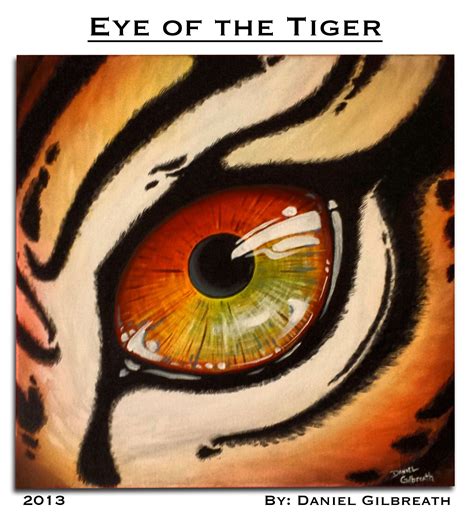 Tiger Eyes Painting