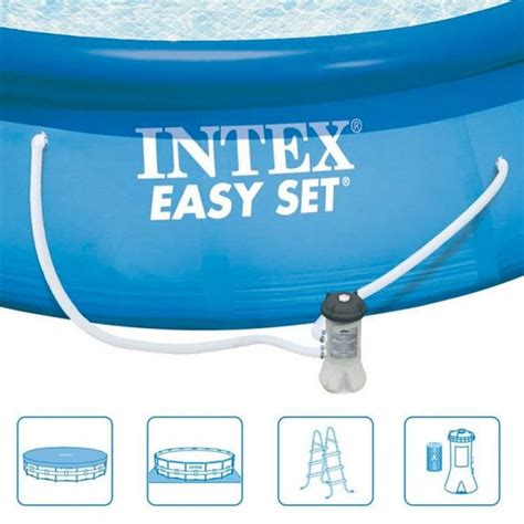 Intex Easy Set Pool Schwimmbecken 457 X 122 Cm Mit