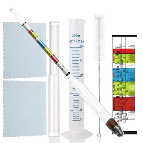 Specific Gravity Hydrometer Beer Hydrometer Alcohol Meter Alcohol
