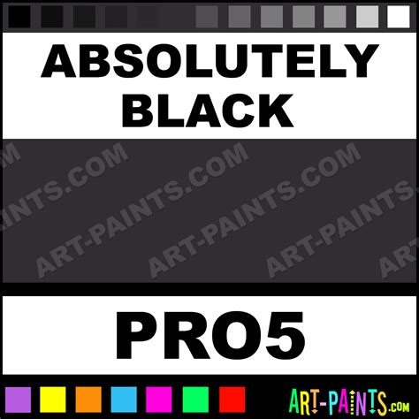 Absolutely Black Pro Pencil Body Face Paints Pro5 Absolutely Black