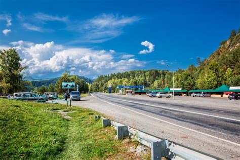 Motor Road The Altai Mountains Southern Siberia Editorial Stock Photo