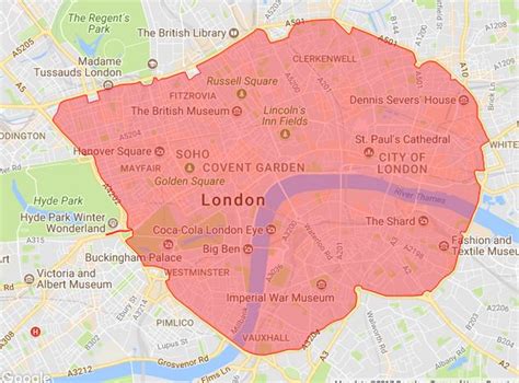 How much tax does dominos charge on a pizza? London T-Charge Map, TfL Checker And Everything Else You ...