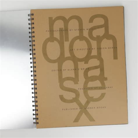 Madonna Sex Steel Cover Edition Book My Xxx Hot Girl