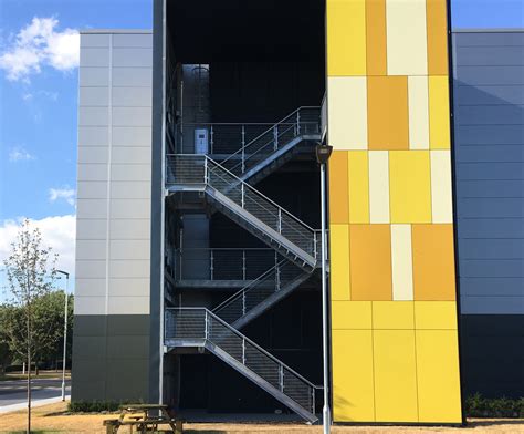 External Emergency Exit Staircases For New Offices Langfulton Esi