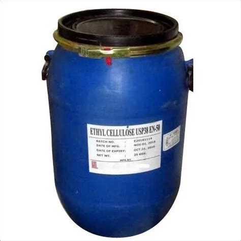 Ethyl Cellulose N 10 20 Barrel 25 Kg At Rs 800kg In Mumbai Id