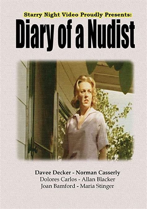 Diary Of A Nudist Amazon Fr Dvd Blu Ray