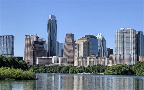 Download Wallpapers Austin The Independent Austin Cityscape Modern