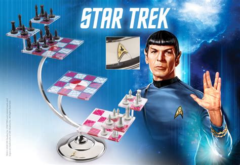Star Trek Tri Dimensional Chess Set The Noble Collection UK
