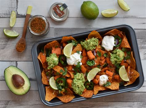 Tortilla ovenschotel met pompoen en bonen kruiden