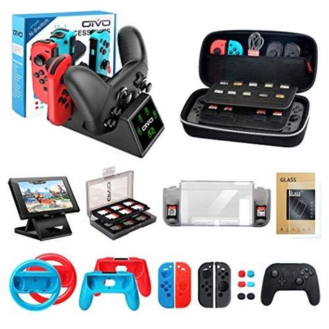 Accessories Kit Bundle For Nintendo Switch OIVO 12 In 1 Accessories