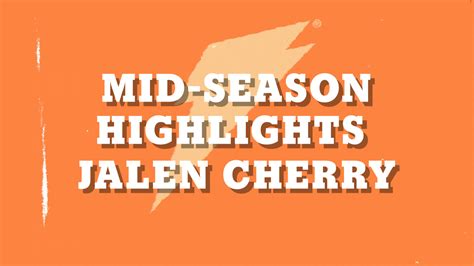 Mid Season Highlights Jalen Cherry Highlights Hudl