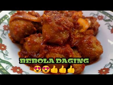 Selalunya bihun sup utara di hidangkan dengan sambal cili yang merah tu tetapi kali ini saya buatkan sambal kicap. SAMBAL BEBOLA DAGING - YouTube