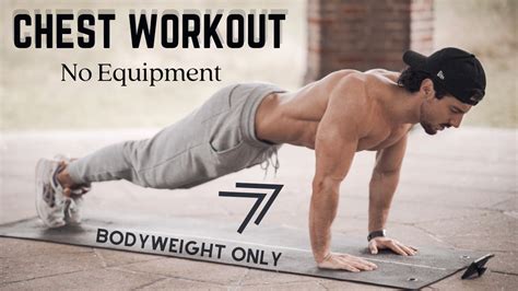 Chest Workout Home Routine Bodyweight Exercises