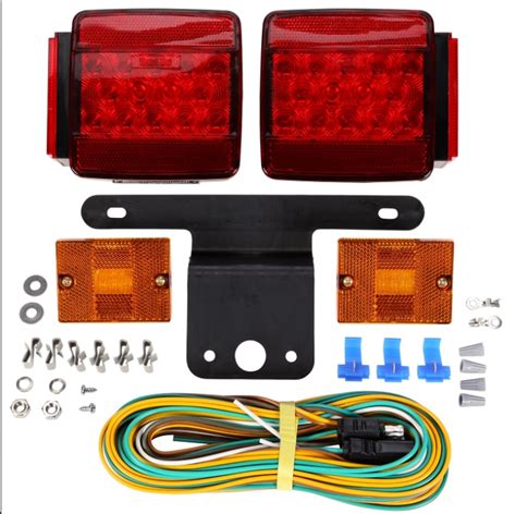 I looked all over tw and google trying to find out which colored wires performed which function. LED Universal Trailer Lighting Kit by Truck LIte #5051DK